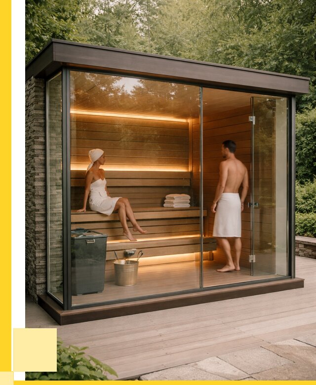 Сауна стеклянная и двери для сауны в Липецке от 259850 р. | ЭриданЛпц