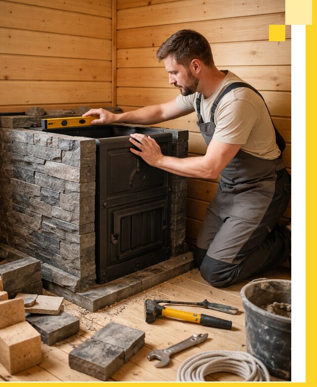 Производство и установка печей для саун под ключ в Липецке