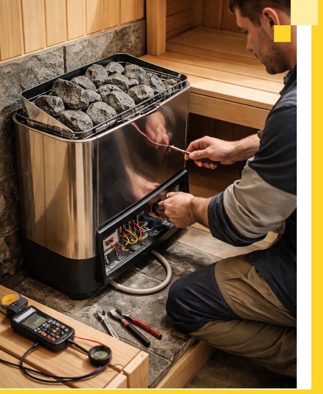 Продажа и установка электрокаменок для саун в Липецке