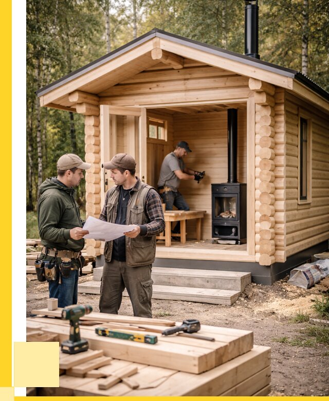 Монтаж бань под ключ в Липецке — от 207880 р. | ЭриданЛпц