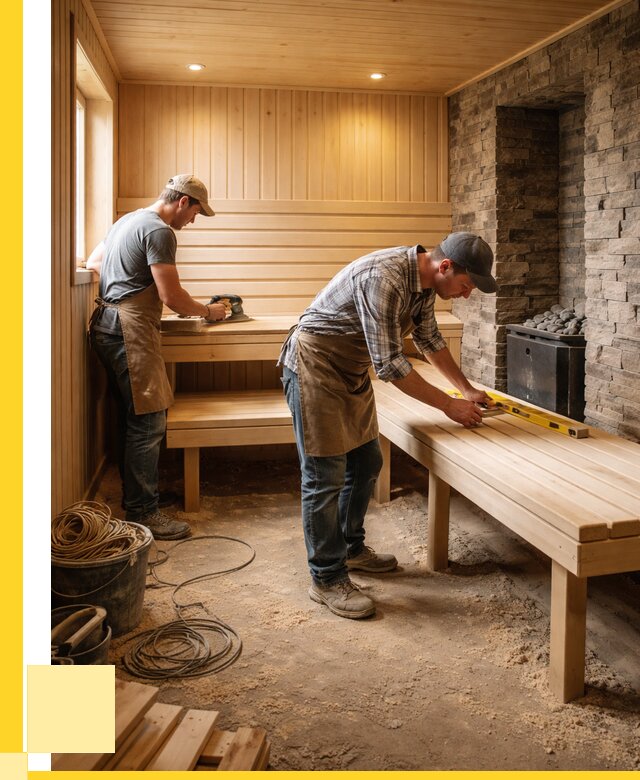 Отделка бани в Липецке: внутренняя отделка от 3118 р. | ЭриданЛпц