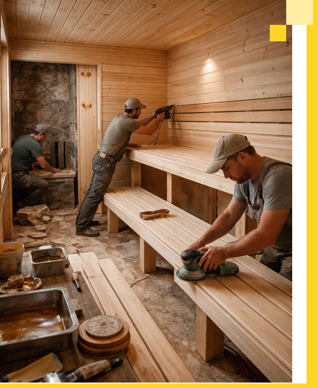 Профессиональная отделка бань в Липецке под ключ, с гарантией