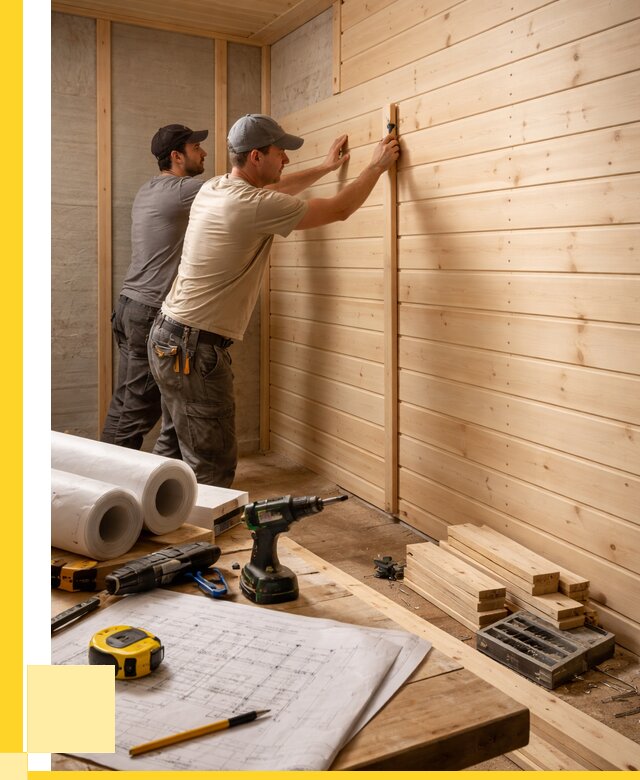 Обшивка бани вагонкой в Липецке от 1247 р., ЭриданЛпц