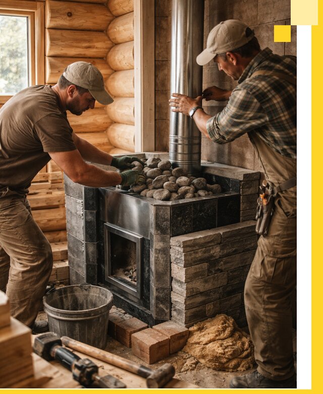 Строительство и отделка русских бань под ключ в Липецке