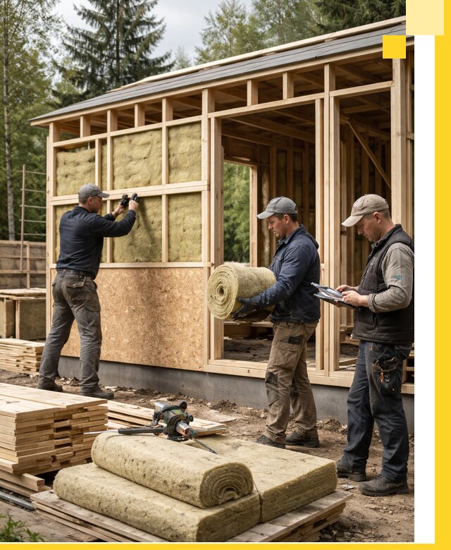 Проектирование и строительство каркасных бань в Липецке под ключ