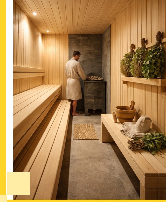 Отделка парной под ключ в Липецке от 363790 р. | ЭриданЛпц