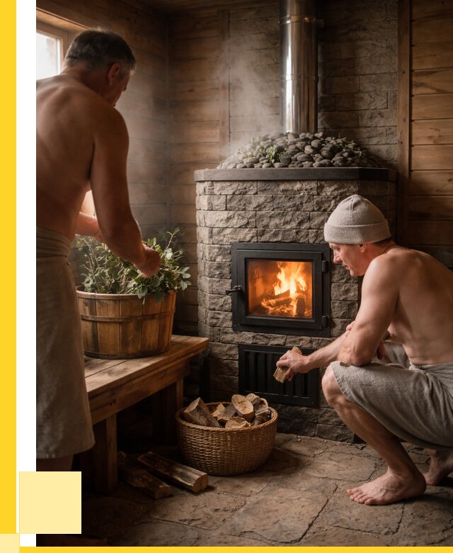 Банные печи под ключ в Липецке от 46773 р. | ЭриданЛпц кирпичная