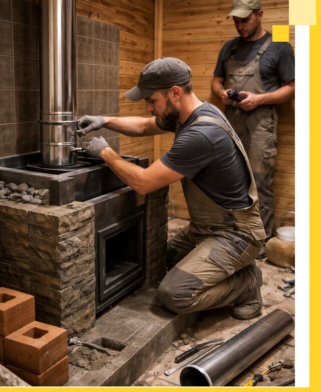 Изготовление и установка банных печей под ключ в Липецке