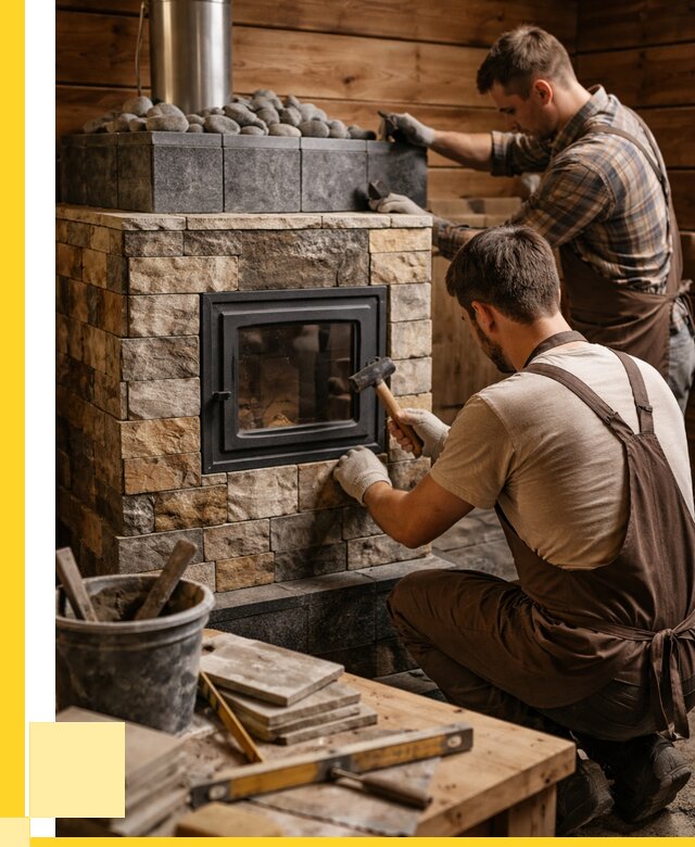 Облицовка банной печи в Липецке от 15591 р. | ЭриданЛпц