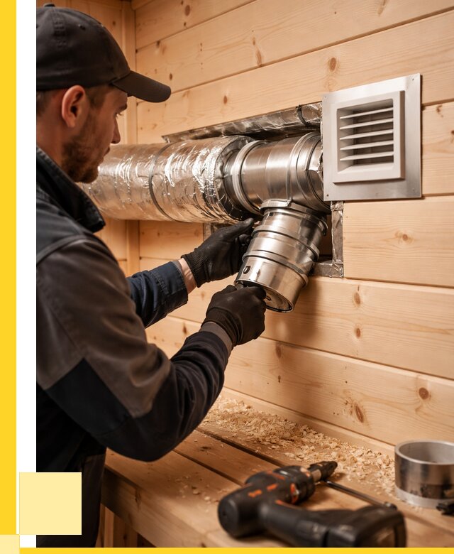 Монтаж вентиляции бани в Липецке от 12473 р. | ЭриданЛпц