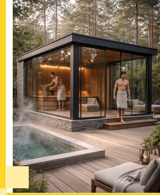 Стеклянные бани и двери в Липецке от 467730 р. | ЭриданЛпц