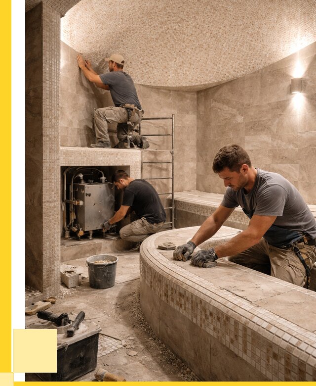 Монтаж хамамов под ключ в Липецке от 259850 р. ЭриданЛпц