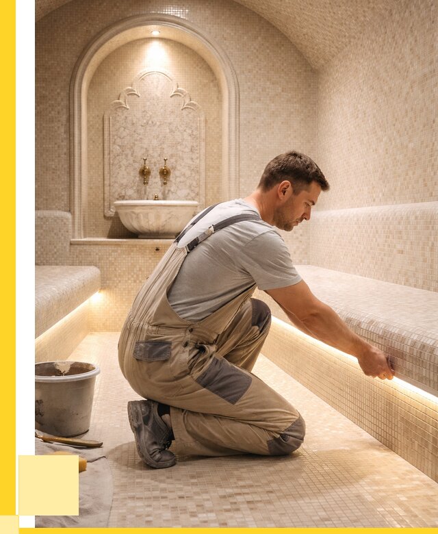 Отделка хамамов под ключ в Липецке от 5717 р. | ЭриданЛпц