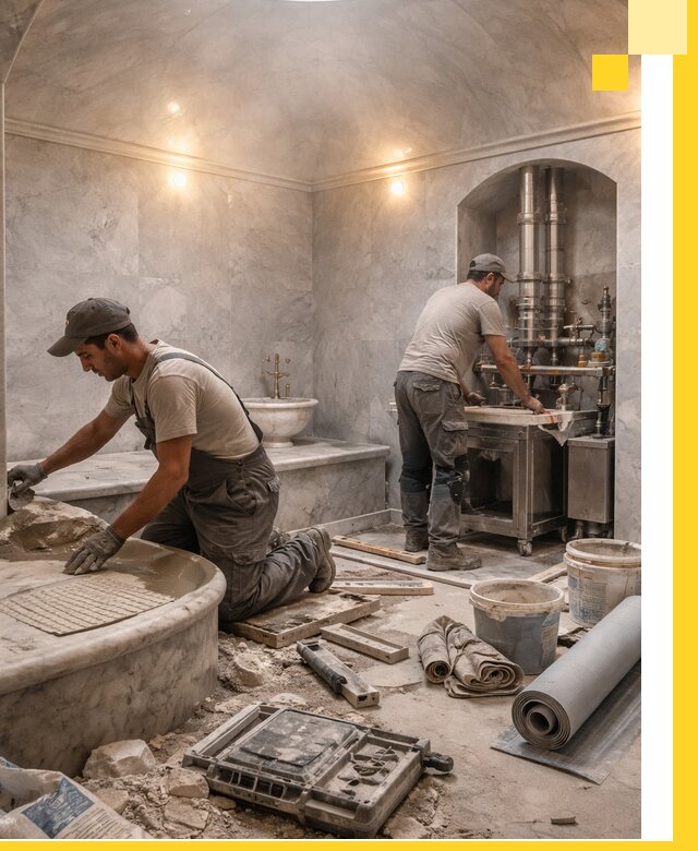 Строительство турецких бань хаммам под ключ в Липецке