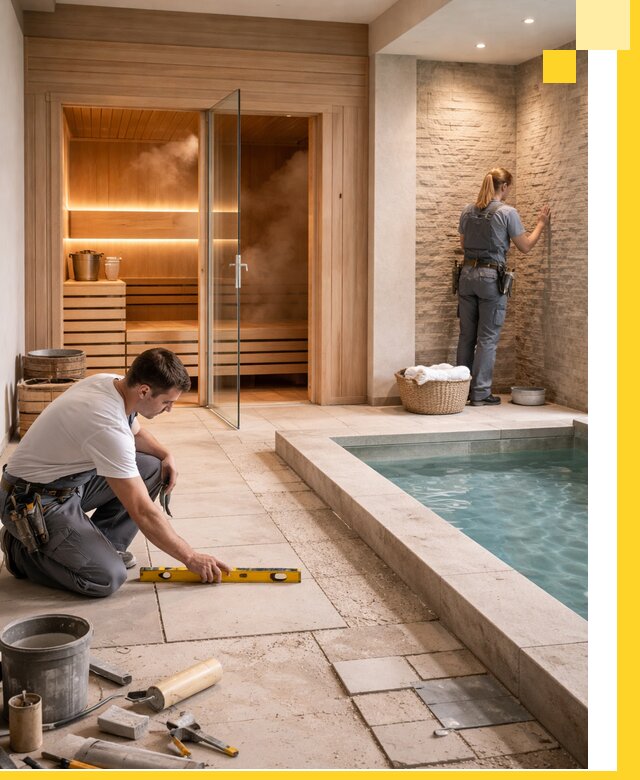 Комплексный дизайн и отделка интерьеров SPA под ключ в Липецке